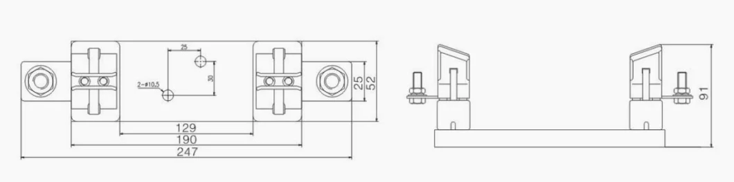 Nh Series XL 1500V DC Solar PV Fuse Base 160A 200A 250A 315A Solar Power Photovatic Fuse Holder