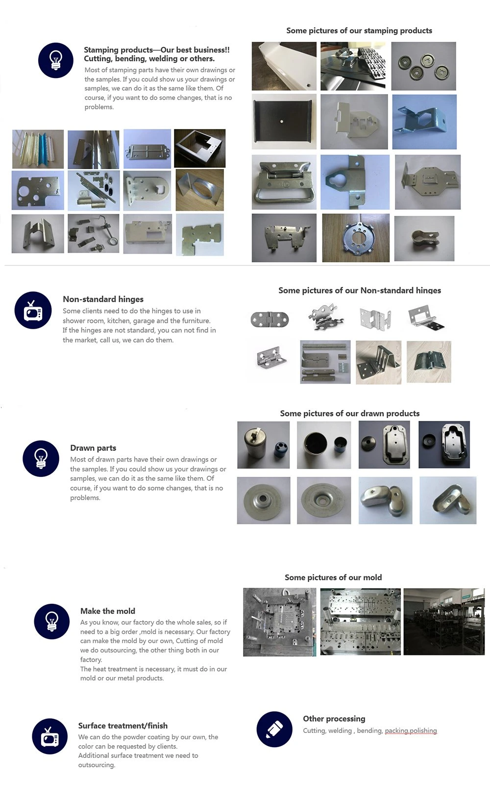 OEM&ODM Stainless Steel Precise Multi-Position Stamping Parts Cold Metal Stamping for Forming Process Cars Parts with Shaping Metal Tolerance 0.01mm